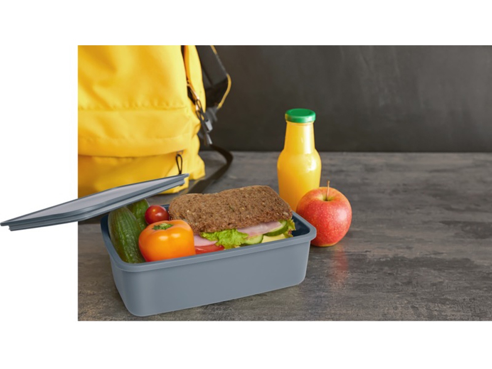 Dovi Контейнер для завтрака из переработанного пластика , slate grey — изображение 4
