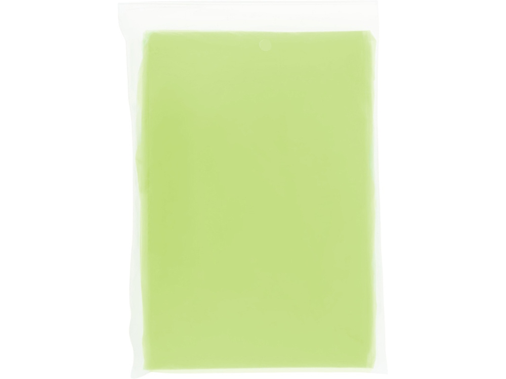 Одноразовый дождевик Mayan с чехлом для хранения из материалов, переработанных по стандарту GRS - Лайм — изображение 2