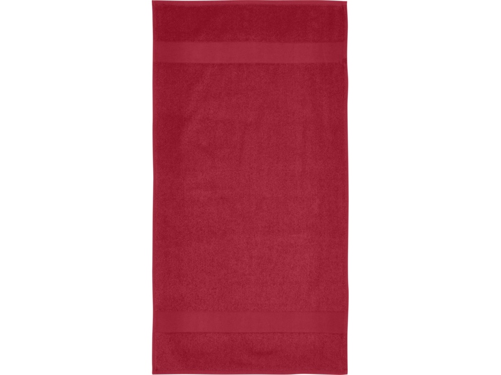 Хлопковое полотенце для ванной Charlotte 50x100 см с плотностью 450 г/м2, красный — изображение 2