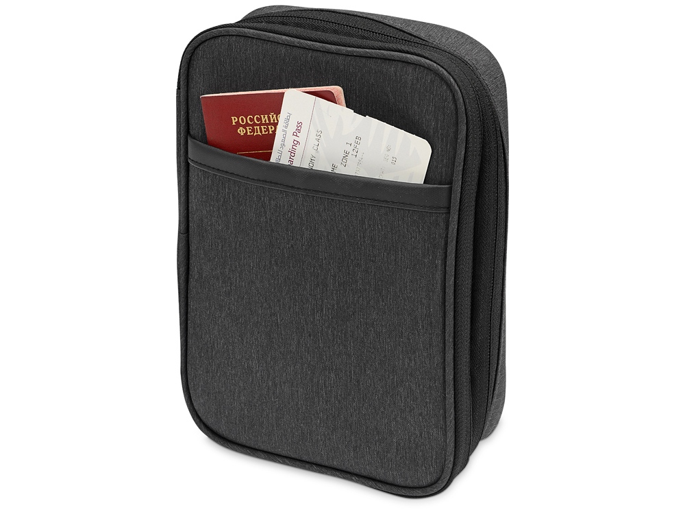 Органайзер для электроники District, темно-серый — изображение 2