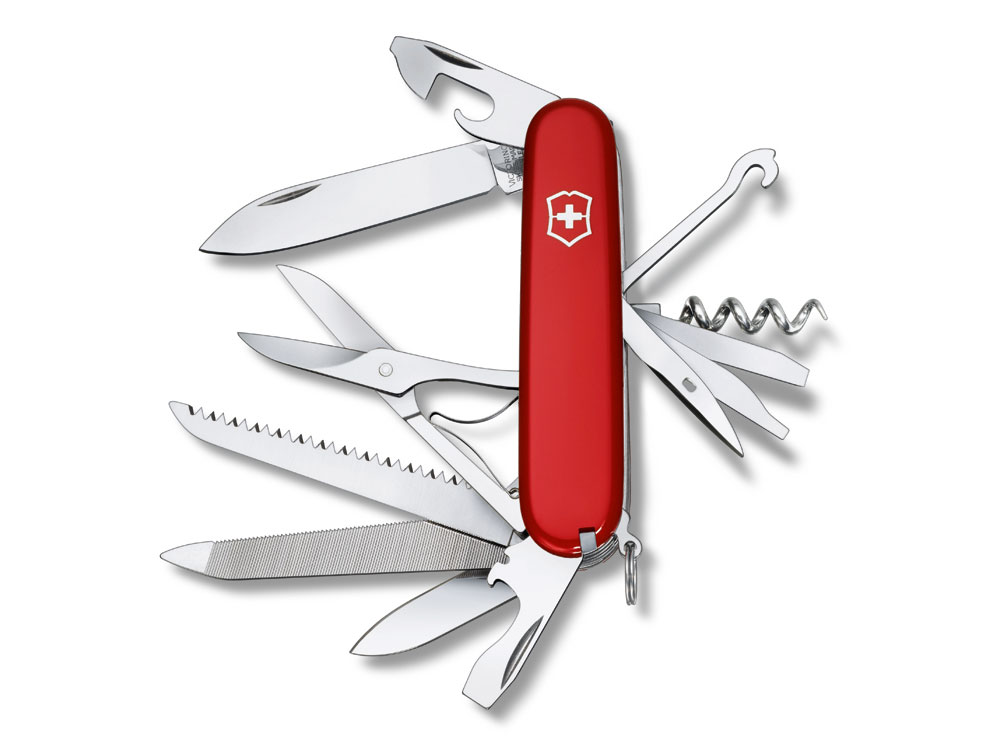 Нож перочинный VICTORINOX Ranger, 91 мм, 21 функция, красный — изображение 2