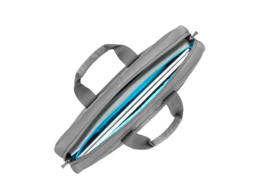 RIVACASE 8235 light grey сумка для ноутбука 15,6 / 6 — изображение 5