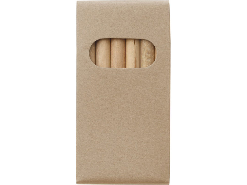 Набор карандашей для раскрашивания Artemaa с 6 предметами, натуральный — изображение 2