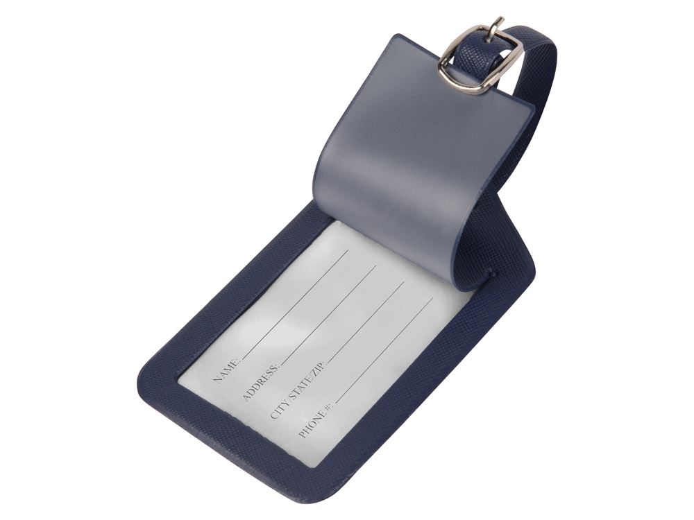 Багажная бирка Weekend из ПВХ, темно-синий — изображение 2