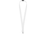 Ланьярд с карабином и замком безопасного разрыва, белый