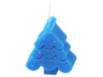 Свеча Елочка, синий