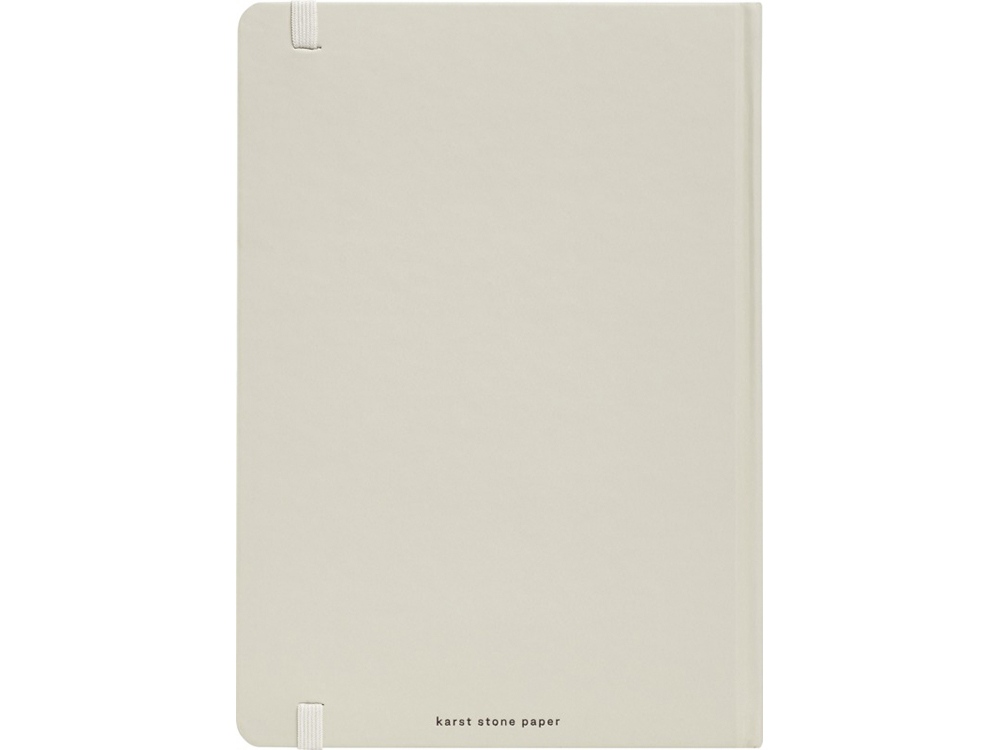 Блокнот в твердом переплете Karst формата A5, бежевый — изображение 3