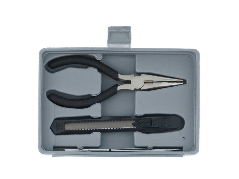 Набор инструментов Stinger, 25 инструментов, в пластиковом кейсе, 164x107x49 мм, серый — изображение 2