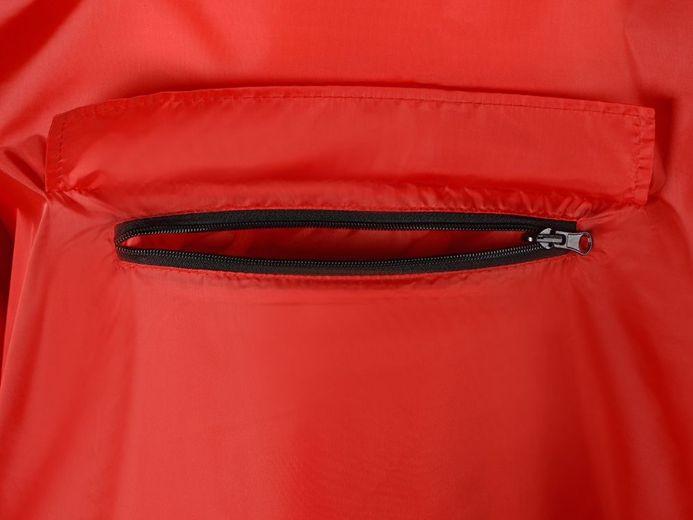 Дождевик - пончо Galaxy со светоотражающими элементами, красный — изображение 6