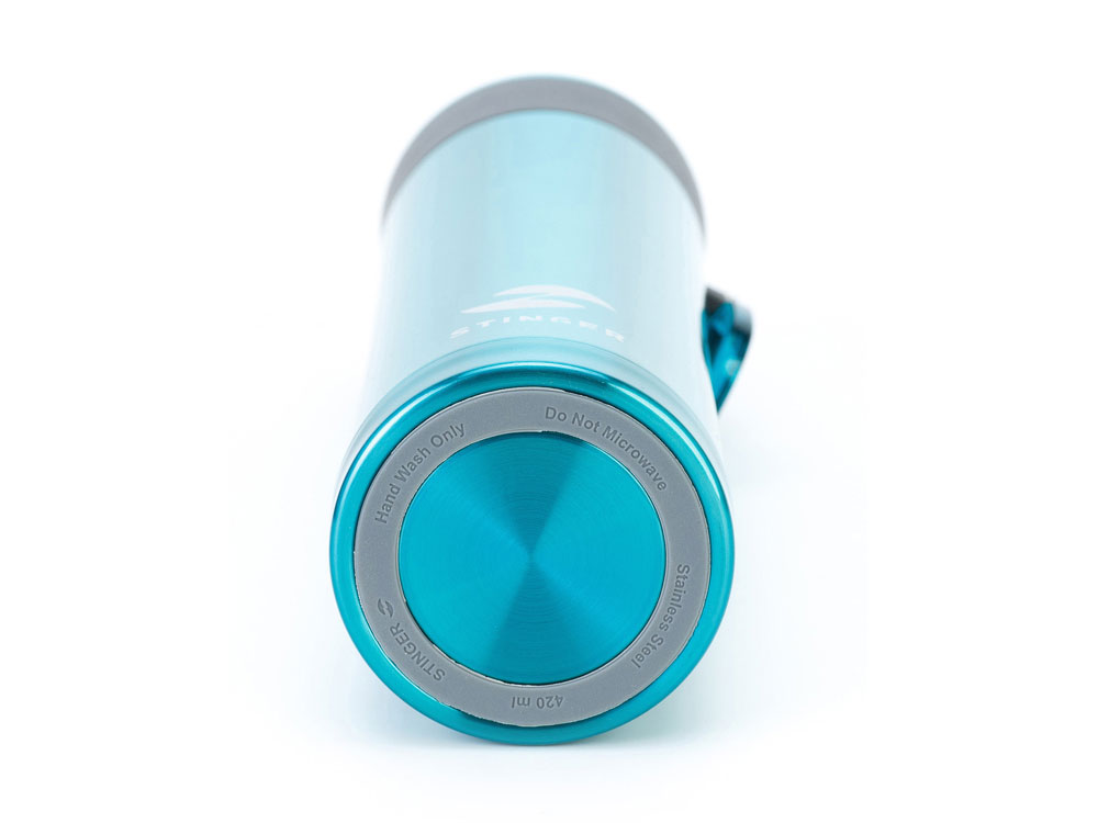 Термокружка Stinger, 0,42 л, сталь/пластик, изумрудный глянцевый, 7,5 х 6,9 х 22,2 см — изображение 2