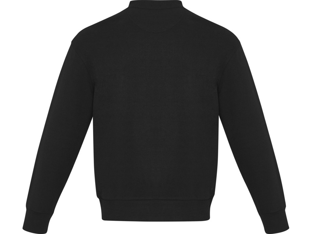Jet унисекс Aware™ свитер с круглым вырезом из переработанных материалов - сплошной черный — изображение 3