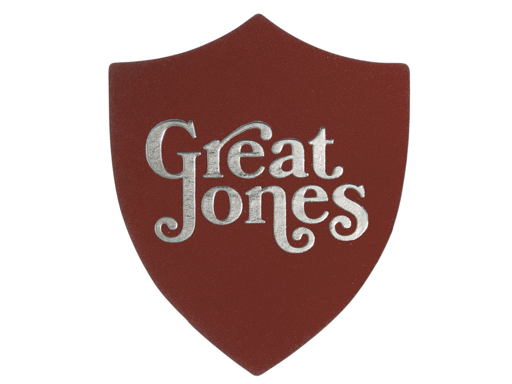 ПАТЧ ЩИТ nubuk (коричневый ) 6,6 х 5,5 см — изображение 3