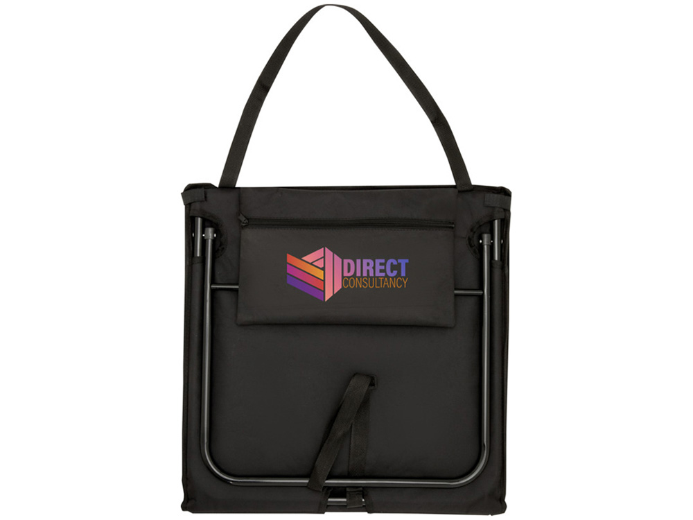 Пляжный шезлонг Serene - сплошной черный — изображение 5