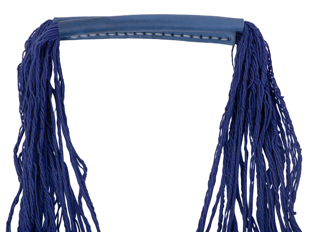 Авоська Dream L наплечная 25 литров с кожаными ручками, синий (12) — изображение 2