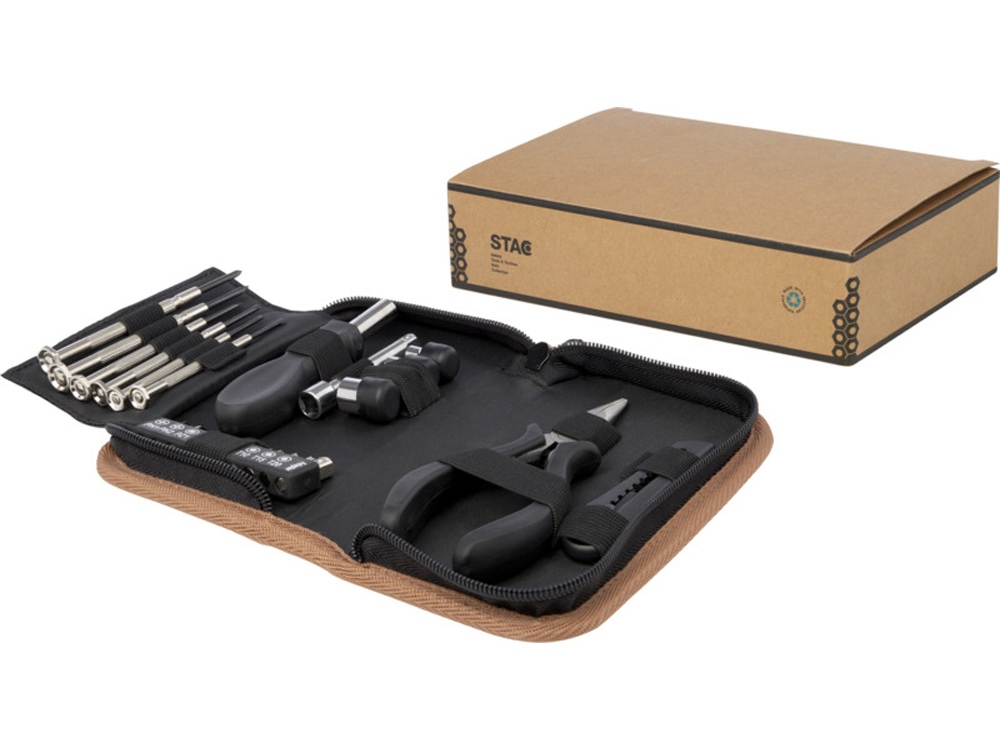 Набор инструментов Spike из переработанной пластмассы, 24 предмета - Натуральный — изображение 4