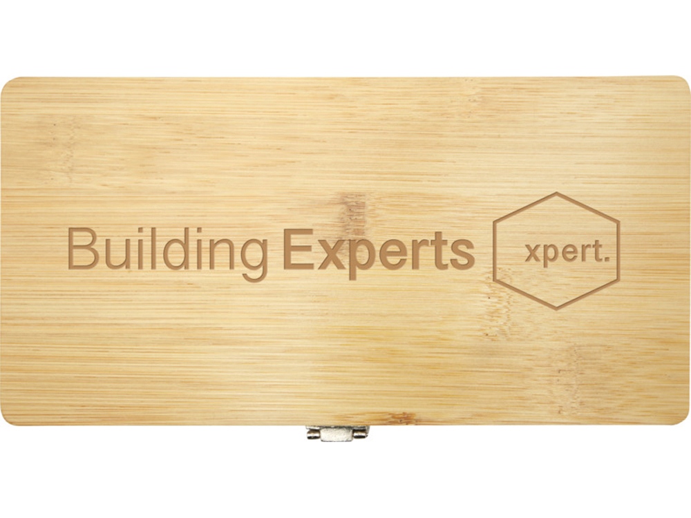 Набор инструментов Rivet из 19 предметов из бамбука/переработанной пластмассы - Натуральный — изображение 6