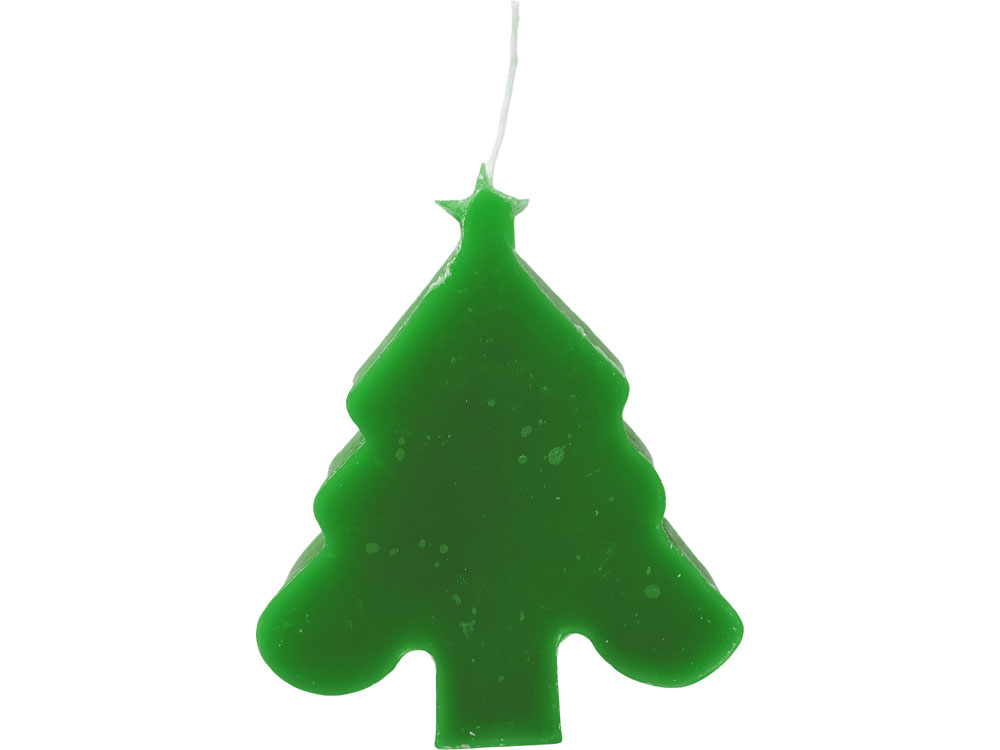 Свеча Елочка, зеленый — изображение 3