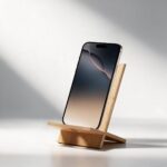 Подставка для мобильного телефона LYRA, бежевый