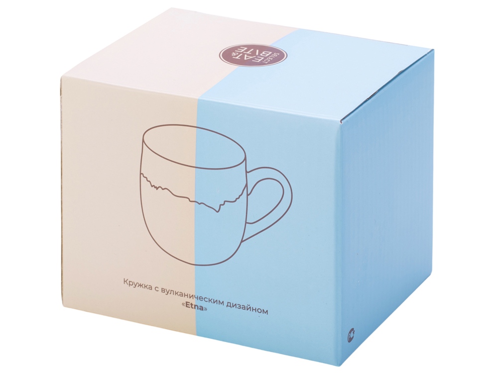 Кружка с вулканическим эффектом по краю Etna, 440 мл, персик — изображение 4