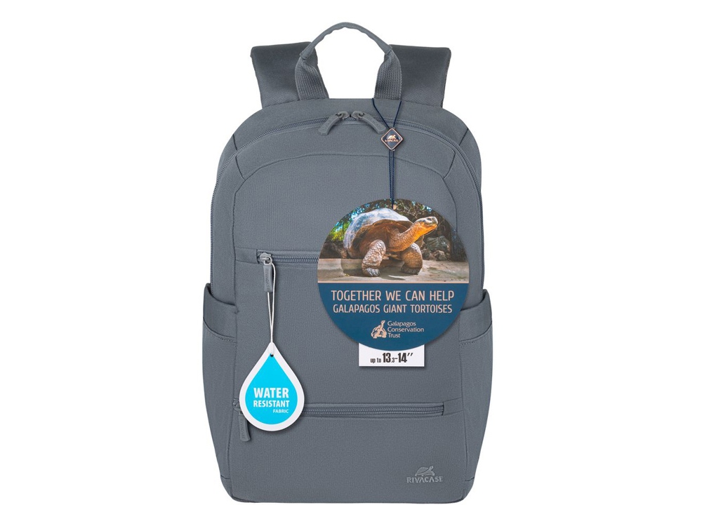 RIVACASE 8264 dark grey рюкзак для ноутбука 13,3-14 / 6 — изображение 20