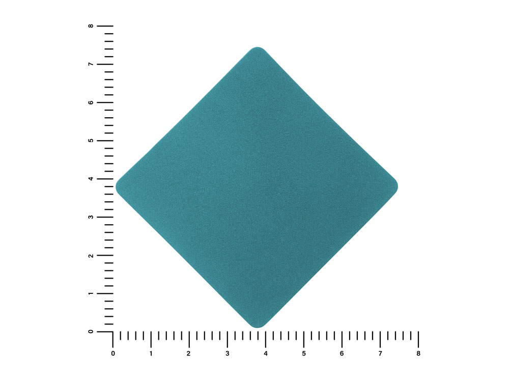 ПАТЧ РОМБ nubuk (голубой) 7,6 х 7,6 см — изображение 2