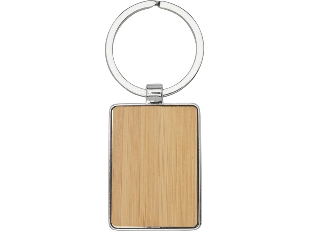 Прямоугольный брелок Neta из бамбука, дерево — изображение 2