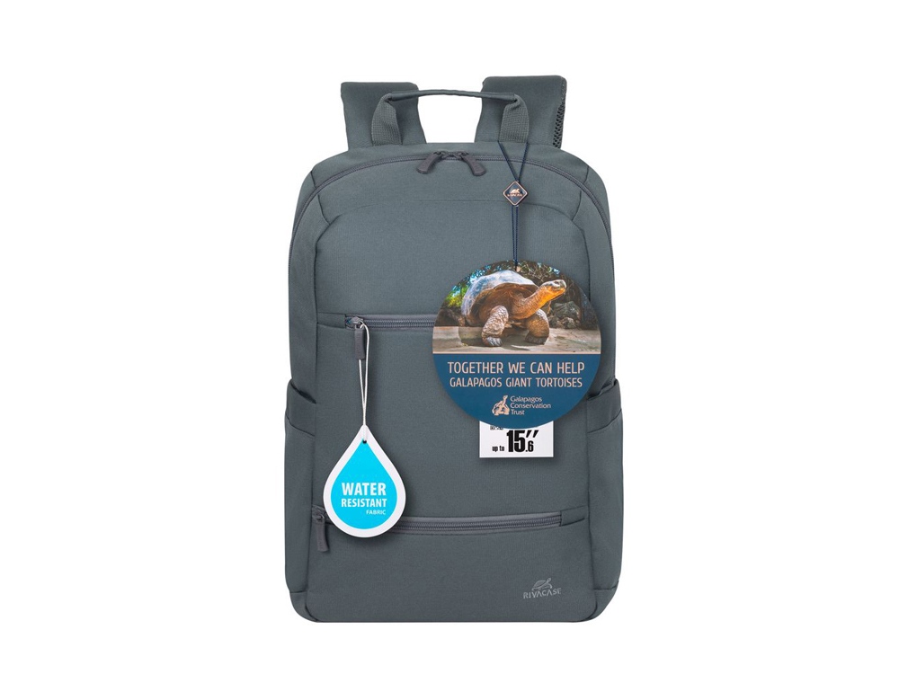 RIVACASE 8265 dark grey Laptop рюкзак для ноутбука 15.6 / 6 — изображение 20