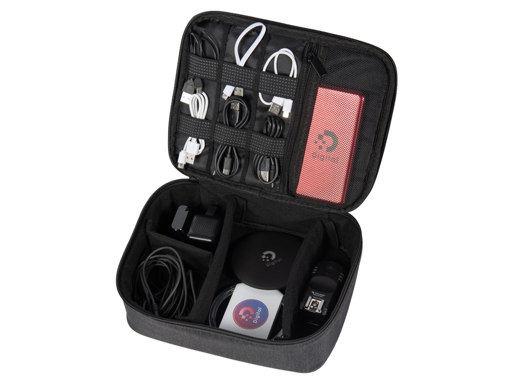 Органайзер для крупной электроники District, темно-серый — изображение 2