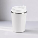 Термокружка CAFe COMPACT, 380 мл, белый