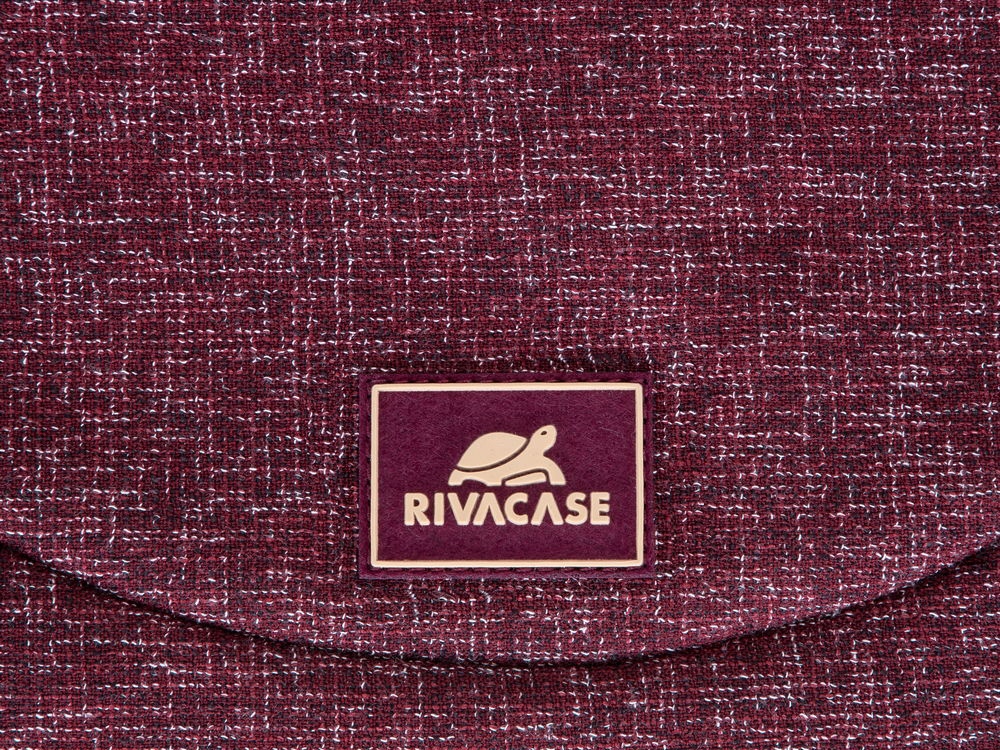 RIVACASE 7921 burgundy red сумка для ноутбука 14 — изображение 10