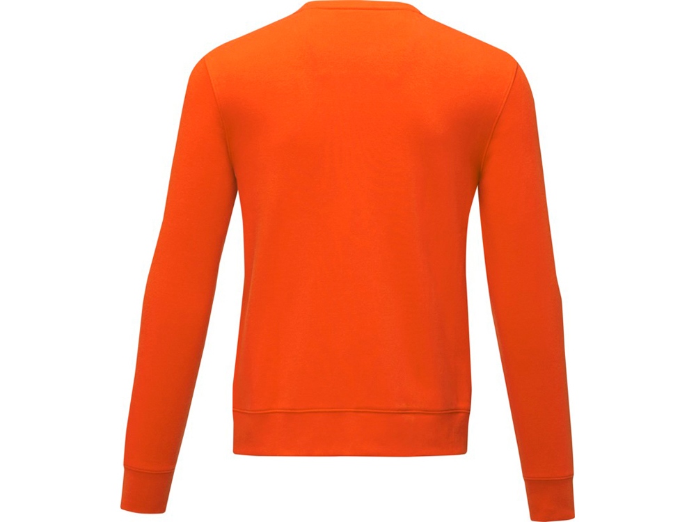 Мужской свитер Zenon с круглым вырезом, оранжевый — изображение 3