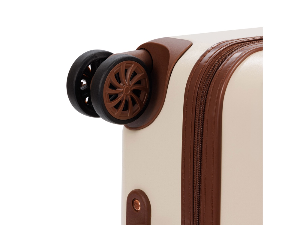 Чемодан BUGATTI Amelia, бежевый, поликарбонат / АБС-пластик, 50х29х76 см, 85 л — изображение 10