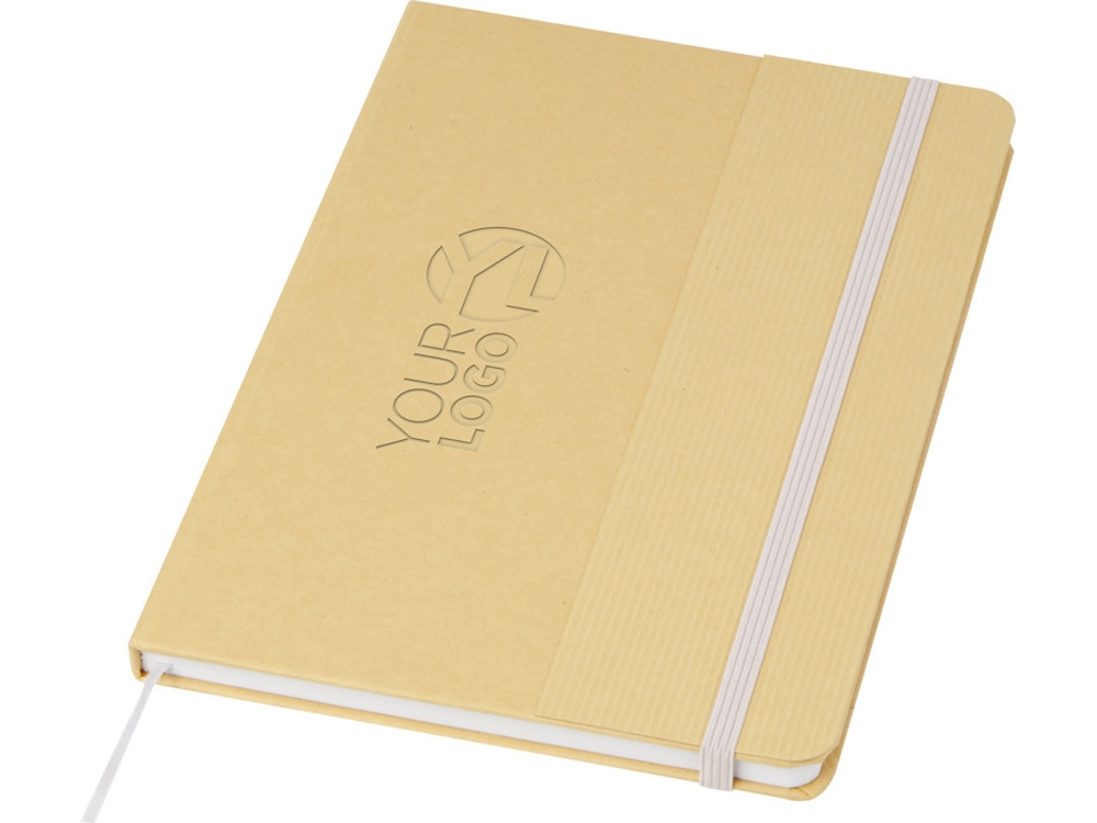 Nelida блокнот формата А5 в твердой обложке из переработанного картона - Лиловый — изображение 4