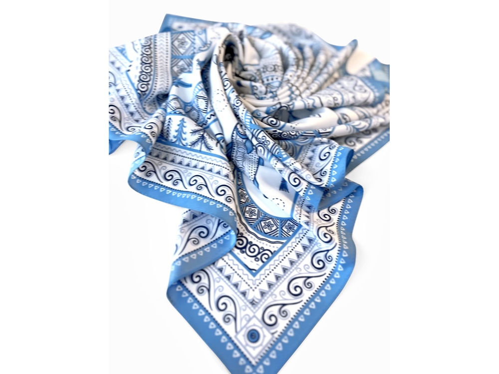 Платок Белое море. Мезень — изображение 3