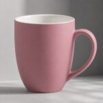 Кружка с покрытием soft-touch Tulip Gum, пыльно-розовый