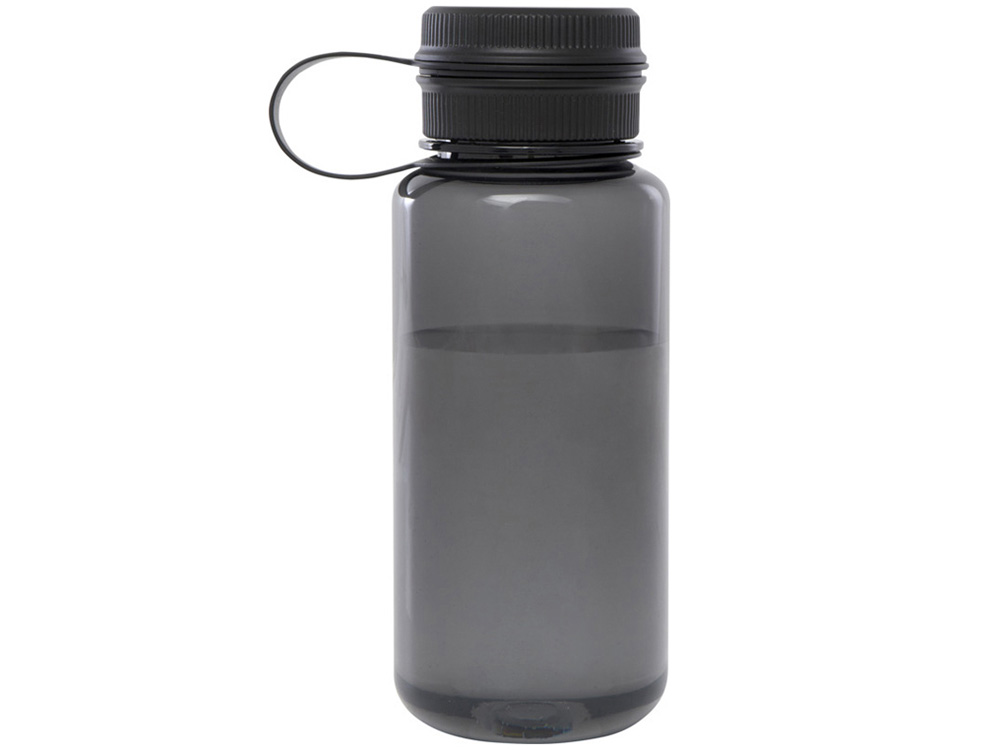 Спортивная бутылка Ryder из переработанного ПЭТ-пластика объемом 900 мл с многофункциональной крышкой, сертифицированная RCS - сплошной черный — изображение 3