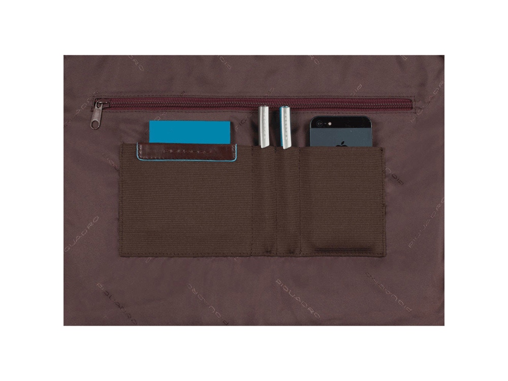 Сумка для ноутбука, Piquadro Blue Square, Черный — изображение 4