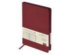 Ежедневник А5 Megapolis Color New soft-touch, бордовый