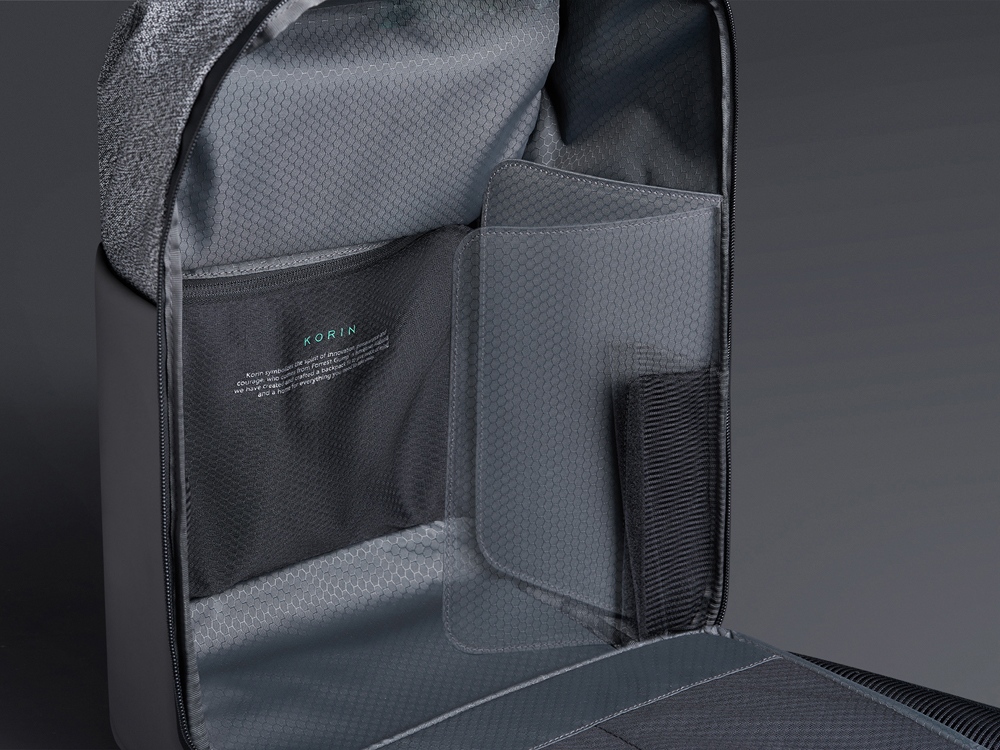 Антикражный рюкзак SnapPack для ноутбука 16, серый — изображение 6