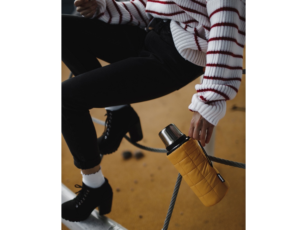 Чехол для термоса тм bobber, имбирный тоник. Артикул Jacket F-470 Ginger Tonic — изображение 3