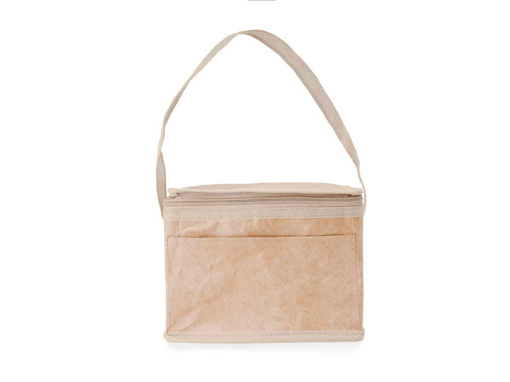 Сумка-холодильник MILANA из ламинированной крафт-бумаги, бежевый — изображение 5