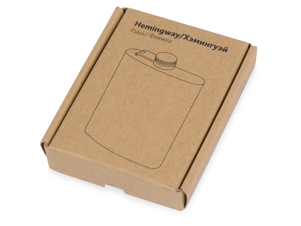 Фляжка 198 мл Hemingway, серебристый — изображение 4