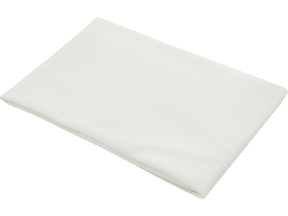 Lucas спортивное полотенце из переработанного полиэстера 50х100 см - Белый — изображение 4