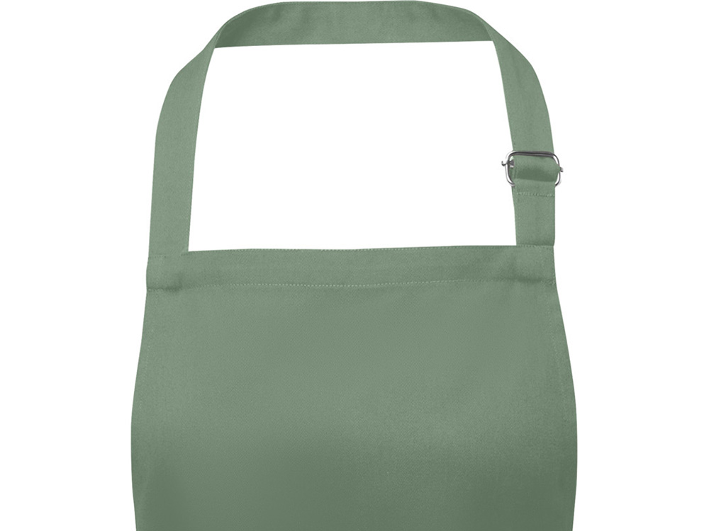 Фартук Andrea плотностью 240 г/м² с регулируемой завязкой на шее - Зеленый яркий — изображение 3