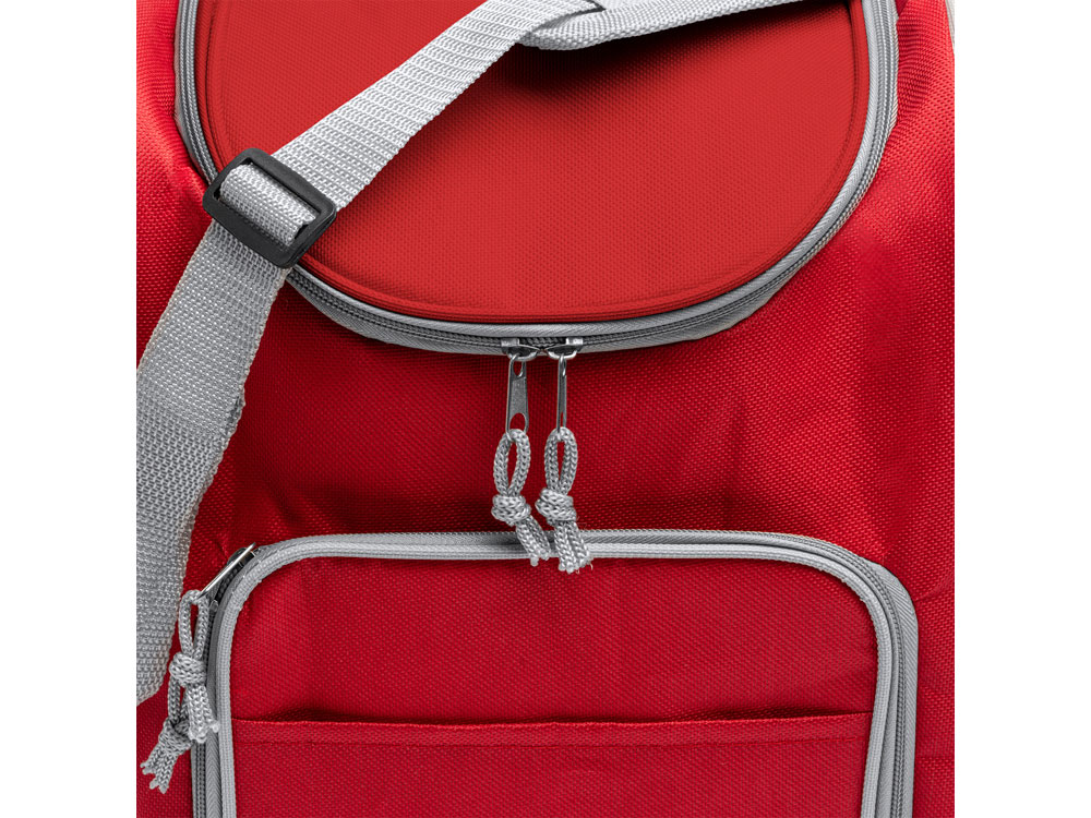 Сумка-холодильник BAYONA из полиэстера 600D, красный — изображение 3