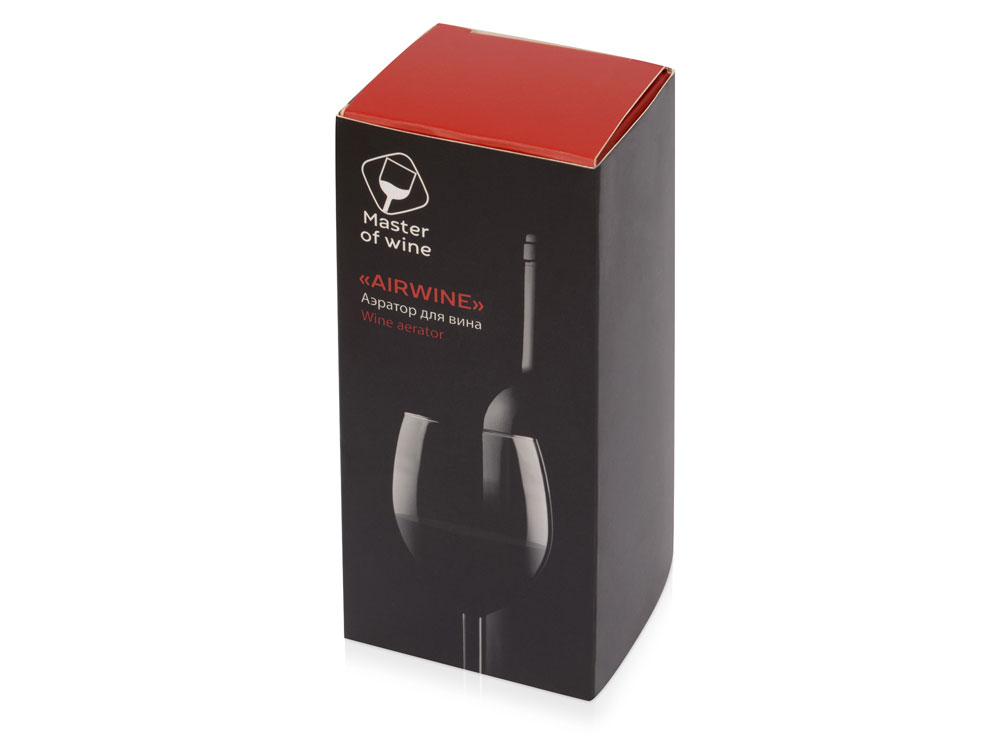 Аэратор Airwine для вина в подарочной коробке, черный — изображение 4