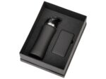 Подарочный набор с бутылкой для воды и повербанком С2, 10000 mAh, черный
