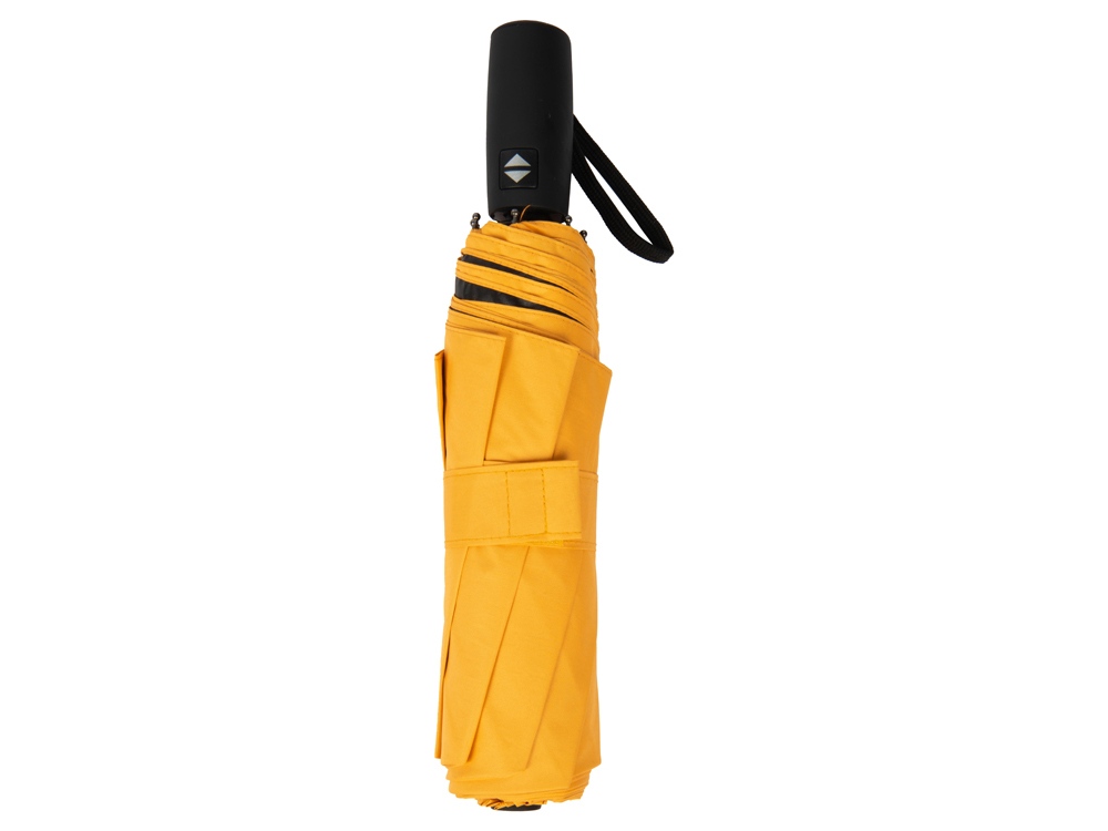 Зонт-автомат Dual с двухцветным куполом, желтый/черный — изображение 7