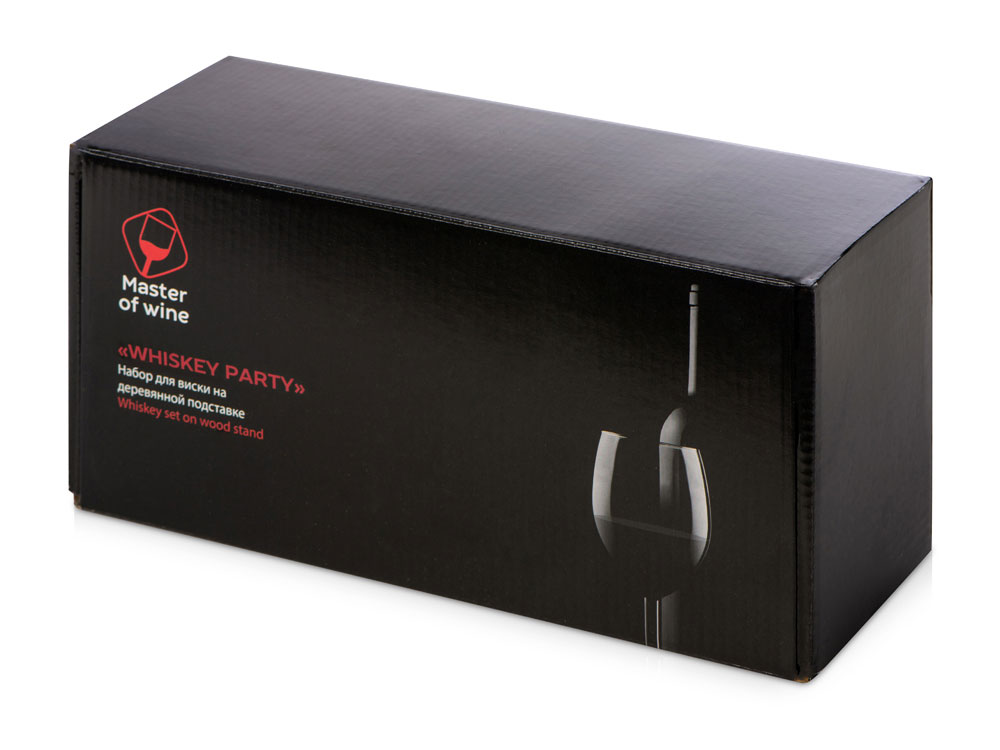 Набор для виски и коктейлей на подставке из дуба Whiskey Party (Р) — изображение 11