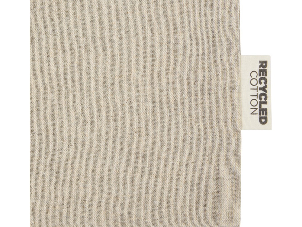 Средняя подарочная сумка Pheebs объемом 1,5 л из хлопка плотностью 150 г/м2, натуральный — изображение 4